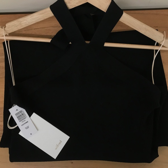 Wilfred CAYENNE DRESS SIZE M BLACK - Picture 8 of 8